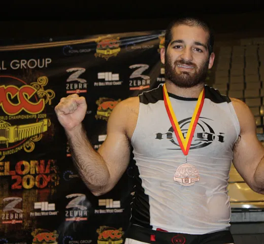 David Avellan with his 2009 ADCC bronze medal