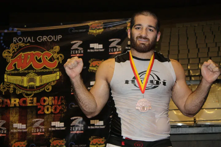 David Avellan with his 2009 ADCC bronze medal