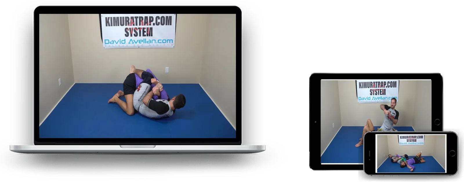 The Kimura Trap System on laptop, tablet, and phone